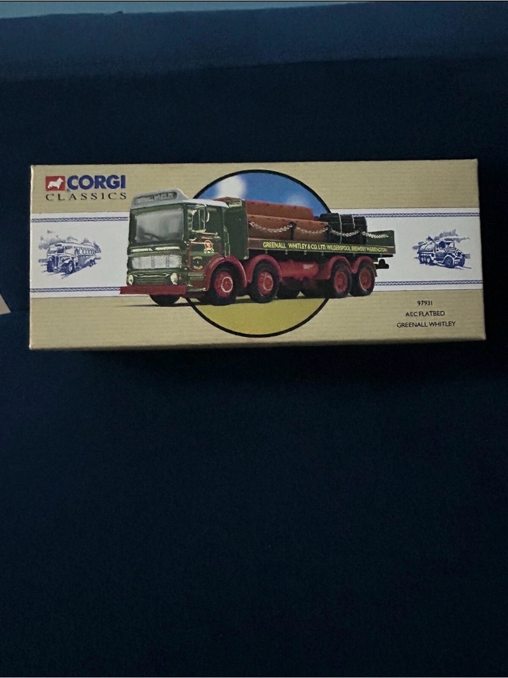 Corgi Classics Green & Red Flatbed Truck Die-Cast Vehicle